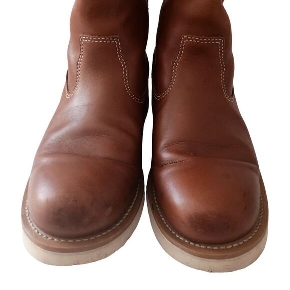 Guide Gear Wellington Mens Boots 9.5M Work Wedge Leather Oil Resistant Sole - Picture 5 of 16